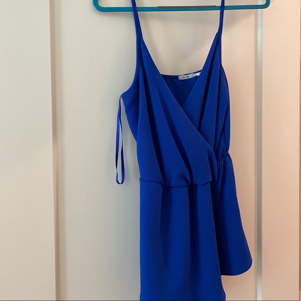 Cute blue romper with skirt bottom!